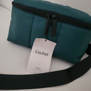 Calpak Deep Green Belt Bag